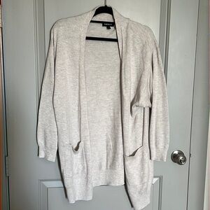 Express nude draped cardigan size small